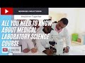 All you need to know about medical laboratory science  undergraduate course