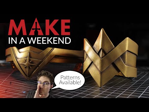 Wonder Woman's Tiara and Armband You Can Easily Make in a Weekend | Cosplay Apprentice