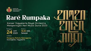 Raré Rumpaka - Konser Yogyakarta Royal Orchestra Memperingati Hari Musik Dunia 2023