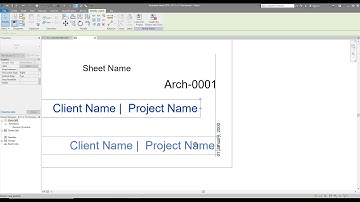 Revit Tutorial - Template Tutorial Video 2 - Title Block Tem