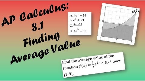 AP Calculus AB/BC Lesson 8.1