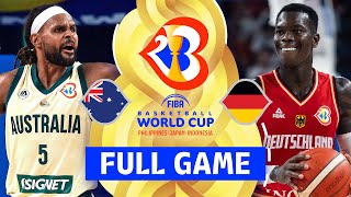 Australia v Germany | Full Basketball Game | FIBA Basketball World Cup 2023