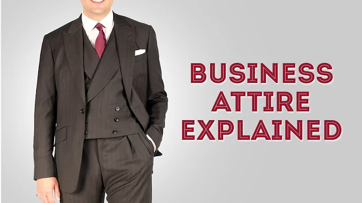 Business Attire Dress Code For Professional Men - DayDayNews