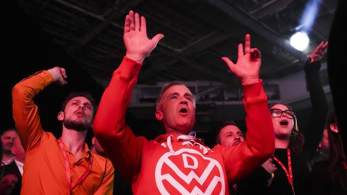 ‘Cringeworthy': Newly elected Mark Carney’s ‘bizarre chicken dance’