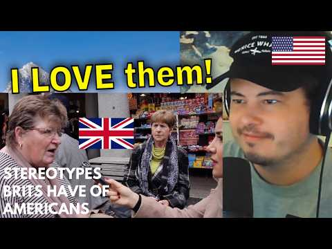 American Reacts 🇬🇧Stereotypes British People Believe About Americans! 🇺🇸