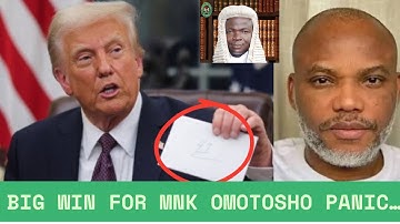 BREAKING:President Trump Has Received & Acknowledged MNK’s Letter Ahead Of 20th Nov Judgment Vows To