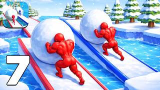 ❄️Snow Racing 3D Gameplay Walkthrough Part 6 – Build Giant Snowballs & Win the Race (Android,iOS) screenshot 3