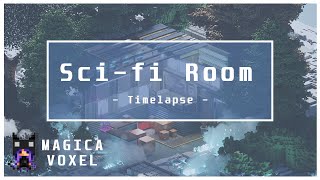 Sci-fi Room Timelapse in MagicaVoxel