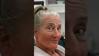 Emma Thompson Ms. Trunchbull Makeup Transformation #shorts