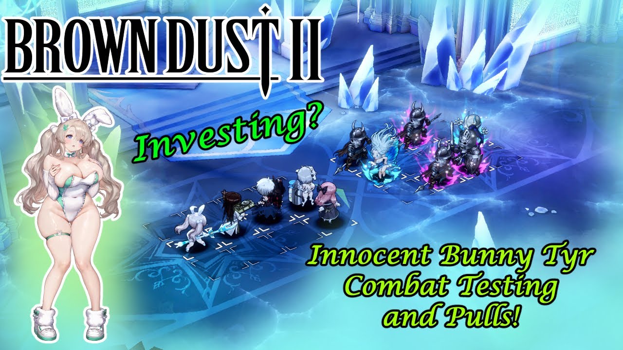 Демонстрация и подборка трюков для Brown Dust 2 Innocent Bunny Tyr Combat!