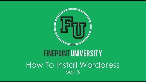 How To Install Wordpress Using cPanel p.3 - Manual Install