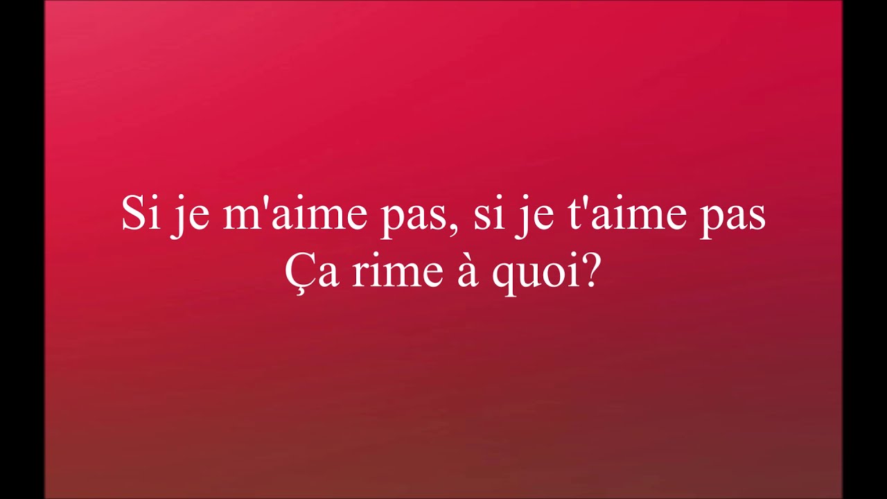 Les Frangines  - Donnez moi - (Paroles)