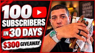 100 Subscribers in 30 Days | Giving Back to the Cigar Community