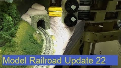 Model Railroad Update 22 (Tunnel Portal Scenery)