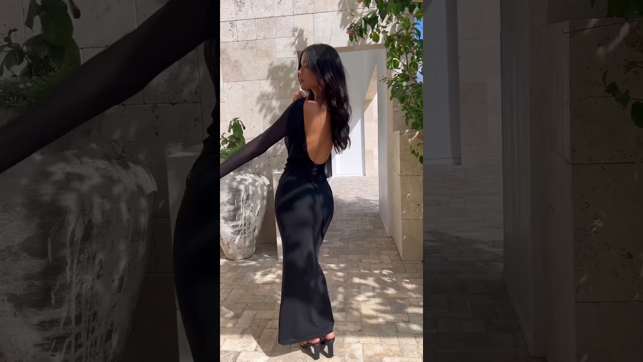 The dress that just keeps on giving 🖤 Our new Monni Black Maxi Dress! Shop online now 🤍