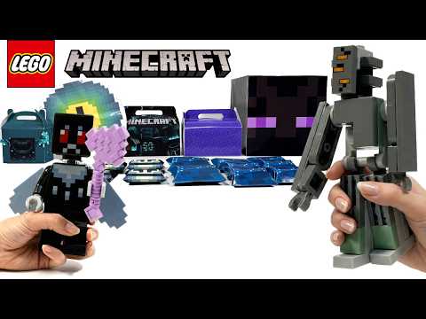 YouTube thumbnail: Unboxing LEGO Minecraft MOB Nether Update!