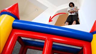 We Put A Bouncy Castle In Our Living Room!
