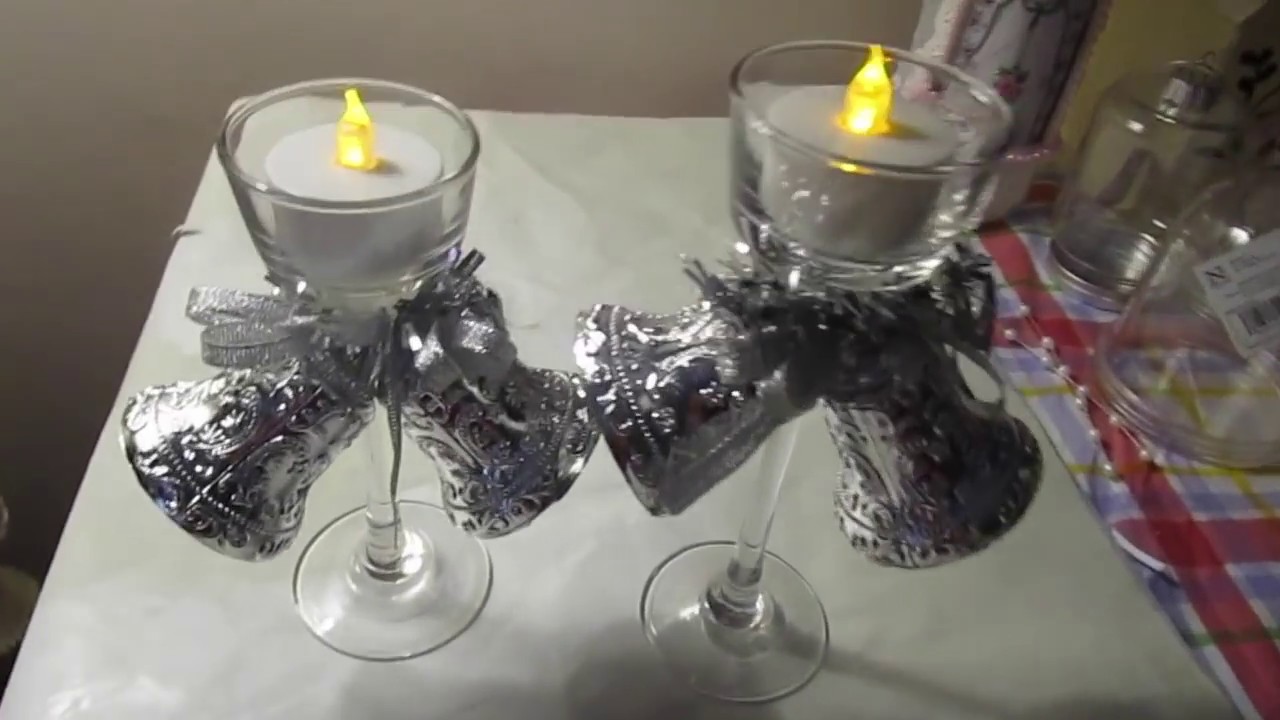 Day 6 Dollar Tree Tea Lights 🌲 12 Days of Christmas Crafts YouTube