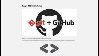 Git Workshop - Google DSC Macquarie University