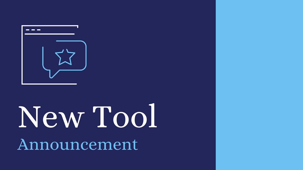 New Tool Announcement Video Template (Editable) YouTube