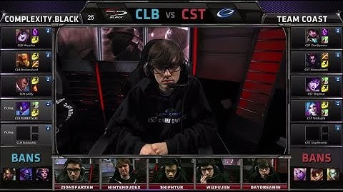 Coast vs compLexity.Black Game 4 | S4 NA LCS Summer Promotion Tournament | CST vs CLB G4