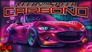 PEQUEÑO PERO DRIFTERO! MAZDA MX5 MIATA EN ACCION! | NEED FOR SPEED CARBONO #4