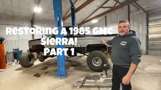Restoring a 1985 GMC Sierra! — pt. 1