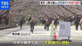 東京都 上野公園や葛西臨海公園の大通りで通行規制
