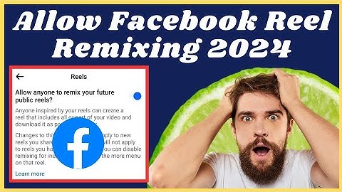 How to allow facebook reels remixing | Facebook reels remixing option not showing