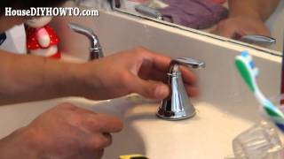 How to Install/Replace a Bathroom Faucet!