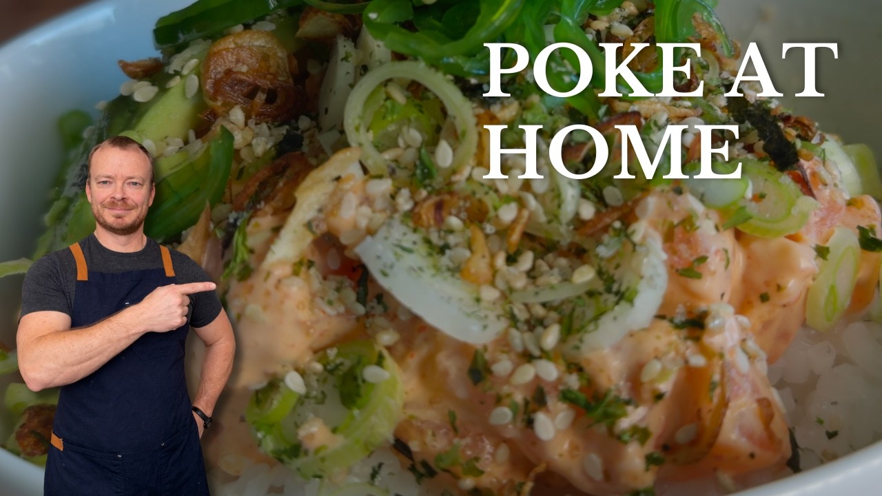 Поке-боул с лососем лучше, чем на вынос | Простой рецепт, приготовленный с нуля