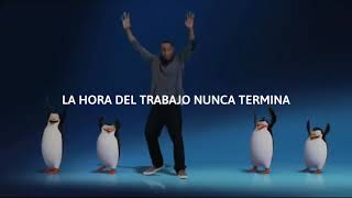 Los pingüinos de Madagascar bailando Harder, Better, Faster, Stronger (Letra en español)