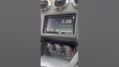 Audi TT MK2 Goes CarPlay, Android Auto KENWOOD DMX5020DABS #audi #audittmk2 #caraudio