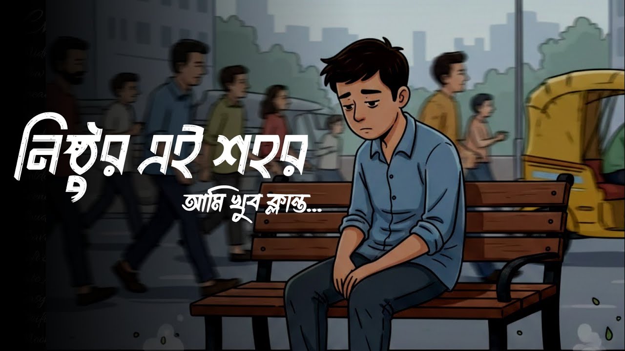 Nisthur Ayi Sohor (নিষ্ঠুর এই শহর) | Bangla Gaan | Emotional Lofi Music Bangla