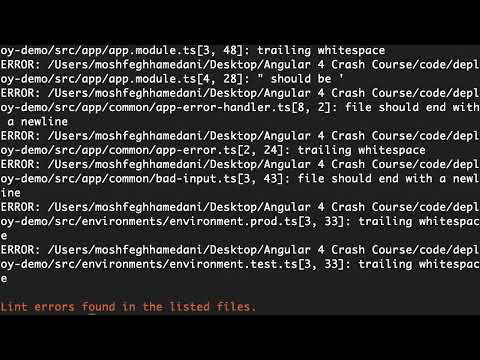 Angular | Beginner to Pro #174 - Linting with Angular CLI [By Mosh Hamedani]
