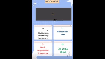 Answer of the last MCQ shared in the community section #learnpsychology