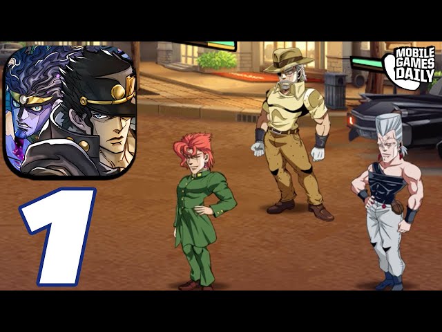 Jotaro Adventure - JoJo's Bizarre Battle RPG - Gameplay Walkthrough Part 1  (iOS, Android) 