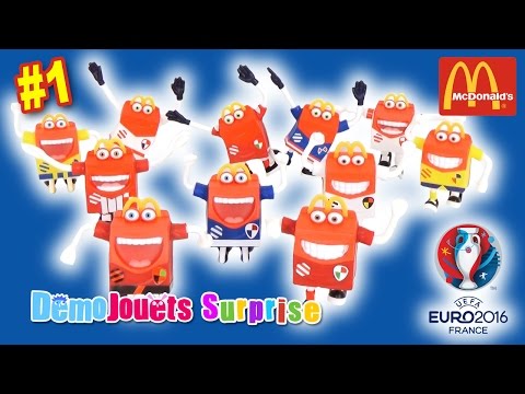 Happy UEFA EURO 2016 Mc Donald's #1 - Démo Jouets Surprise