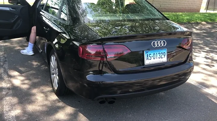 audi a4 b8 test pipe first resonator delete vs. center resonator delete