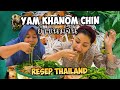 DUT & SUS MAKAN YAM KHANOM CHIN ยำขนมจีน RESEP ASLI THAILAND PAKE KANGKUNG MENTAH SEGER BANGET GUYS‼