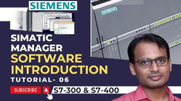 Siemens PLC Training 6 - Siemens S7 Simatic Manager Software Introduction