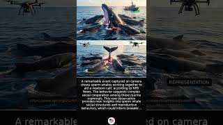 Scientists Observe Sperm Whales Collaborating During a Birth in the Caribbean