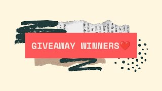 Giveaway winners + Announcement + Workshop | Kashmira Art