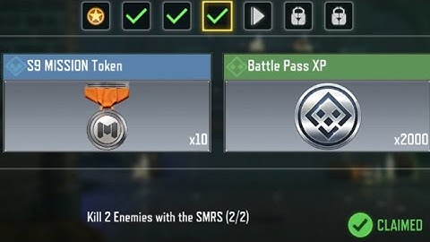 Call Of Duty Mobile Kill 2 Enemies with the SMRS Sector Task Complete