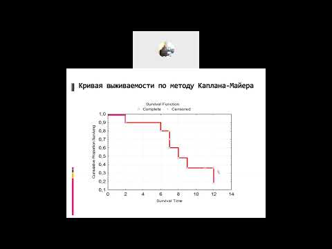 Видеоурок: Построение кривой выживаемости