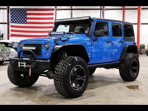 11 Jeep Wrangler Sport Unlimited Blue Youtube