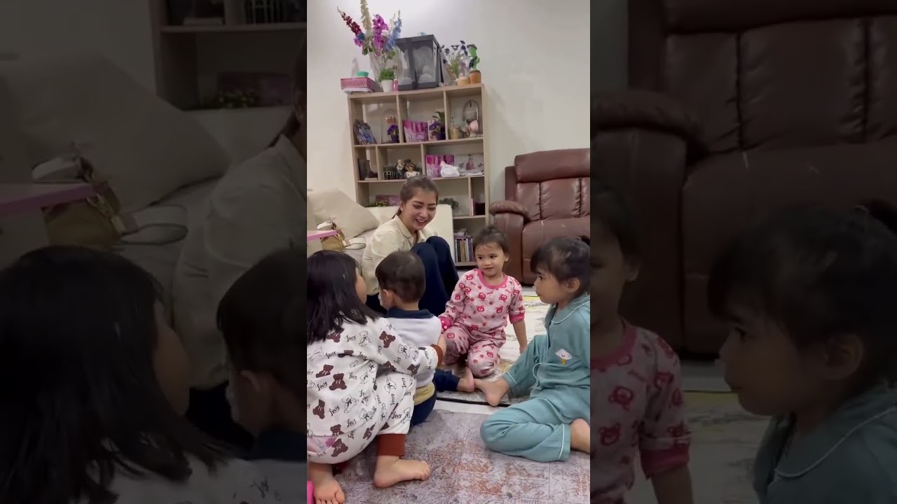 Saatnya ajel yg di ledekin,mama opi main bareng anak2 mumpung lagi ngumpul