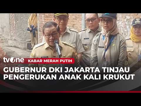 Pramono Tinjau Pengerukan Anak Kali Krukut | Kabar Merah Putih tvOne
