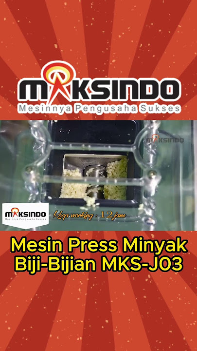 Mesin Press Minyak Biji Bijian MKS J03 #shorts #kemiri #jualanonline #marketplace