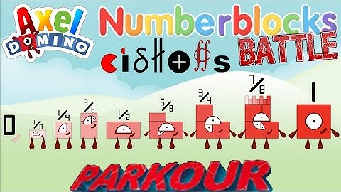 Numberblocks Parkour Battle 8ths Eighths